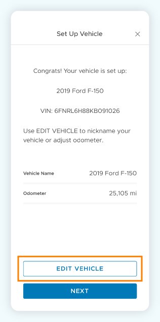 Force app 11 set up vehicle