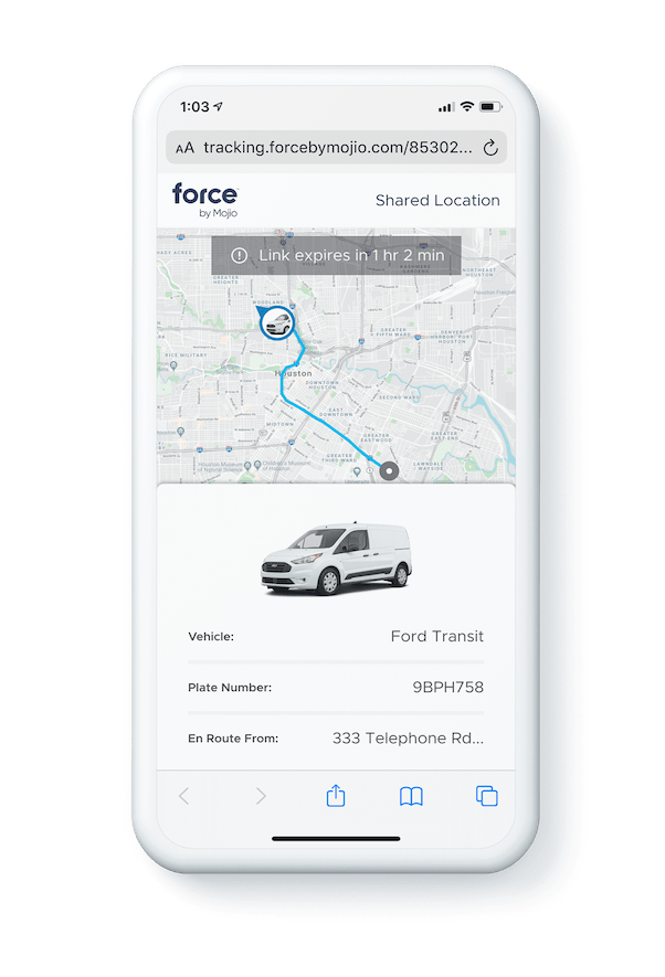 Shared location link expires mobile