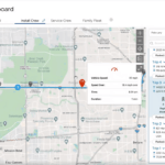 Vehicle trails dashboard